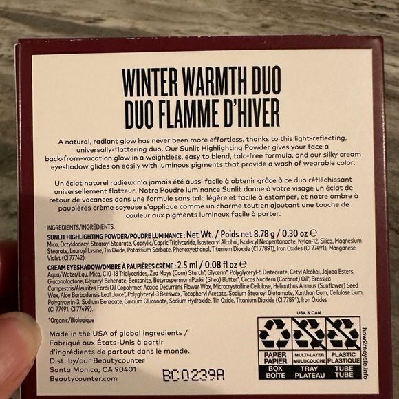 Beautycounter Winter Warmth Duo - Picture 3 of 3